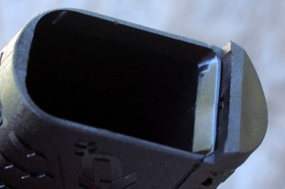 Monday Gun-Day: Springfield Armory XDm 4.5 9mm The mag well has modestly beveled edges, but is still easy enough to load on the fly.