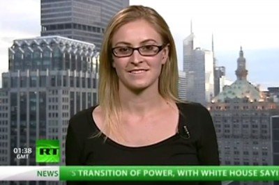 Kristen Gwynne, Rolling Stone contributor and nascent firearm expert (Photo: RT)