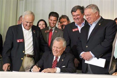 Gov. Deal signs House Bill 60 into law, otherwise known as the Safe 