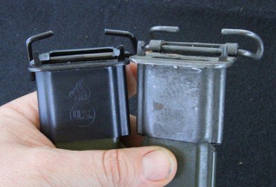 The scabbard, left, is very close to my original M1942 scabbard made for the cut down originals. 