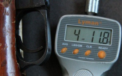 The Timney came in at just under 5 lbs. from the factory. It can be reduced to 1.5. 