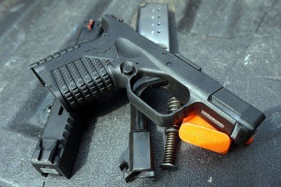 Monday Gun-Day Giveaway: This week--Springfield Armory XD The gun comes apart easily for cleaning, and should be cleaned often to insure reliability.