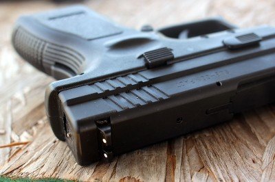 The serrations on the slide are less aggressive than they are the later XD lines.