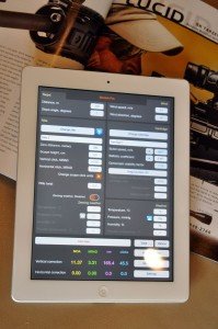 Strelok on an iPad. Tap in the appropriate calculations, and Strelok removes the guess work.