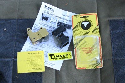 The Timney replacement sear group is identical to the part that comes out of the gun. 