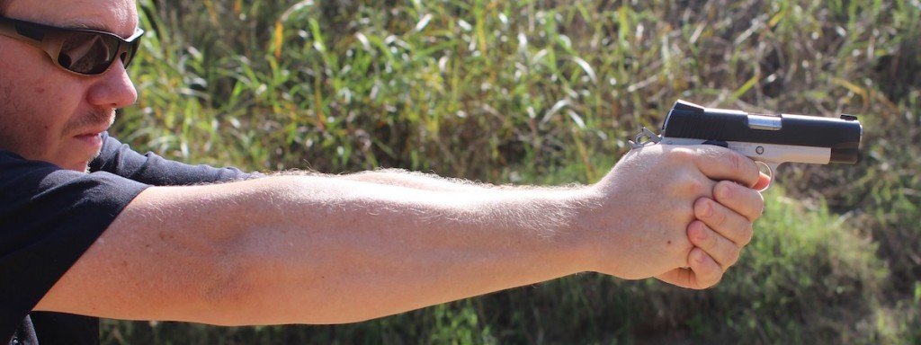 The Master Carry is a solid firearm set up for rapid target acquisition.