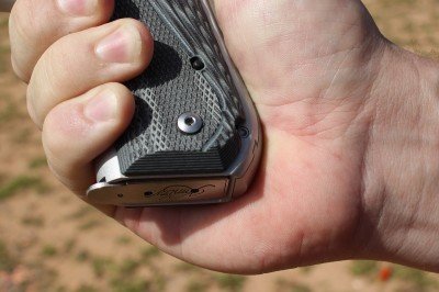 If you have smaller hands, the bobbed grip should feel more comfortable. Either way, it makes the gun that much easier to conceal.