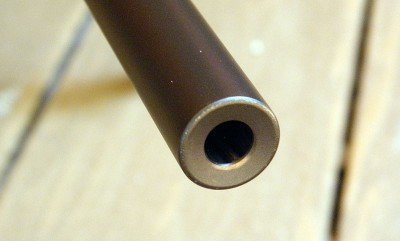 The crown is recessed to protect it from damage.