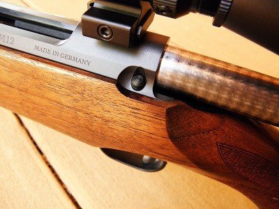 The bolt release button on the rear left corner of the receiver makes it very easy to safely remove the bolt.