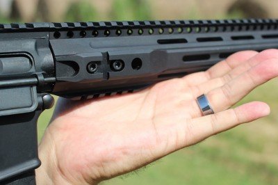 The swells in the aluminum make ergonoic grips.