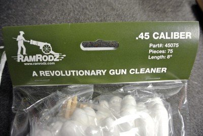Packaging on the .45 Caliber RamRodz. 