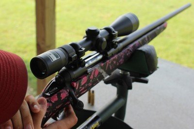 The package gun comes topped with a Nikon 3-9 x 40 Scope.