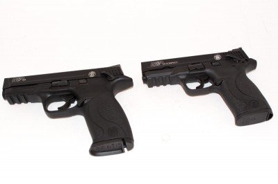 M&P22 (left) and M&P22 Compact (right)