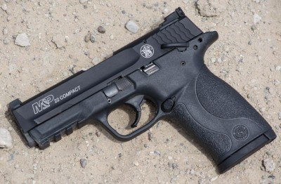 Hot off the press - the new Smith & Wesson M&P22 Compact. 87.5% scale of a full size M&P, it's a fun .22 plinker.