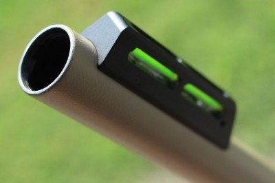 Truglo Tritium Fiber Optic Combo: TG-H3 Review The front end of the sight is solid, which protects the insert even more.