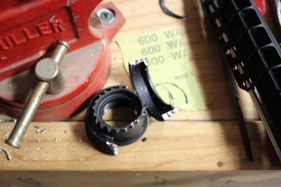 Sometimes removing the existing hardware isn't as easy as it should be. 