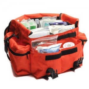 I think it is good to start with a basic stocked trauma bag. then you can add more of what you think you might need. 
