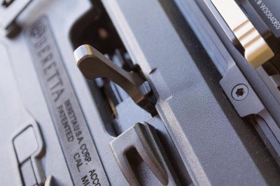 Beretta's ARX100: A Closer Look The bolt handle is smaller by necessity. I imagine aftermarket companies will offer enlarged covers that can be removed for maintenance.