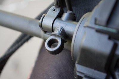 Beretta's ARX100: A Closer Look A two-position gas block offers standard and non-standard (dirty, rough condition) settings.