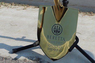 Beretta Breaks Ground in Tennessee I'm not sure what I was expecting, exactly, but it wasn't commemorative shovels. These are some fancy spades.