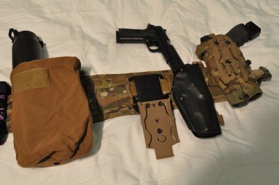 A modular holster system, like that from Safariland, will allow you to mix things up without the hassle of changing out the holster.