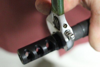 You can tighten the brake with simple tools, though you may want more leverage and an AR vice to make it fool-proof.