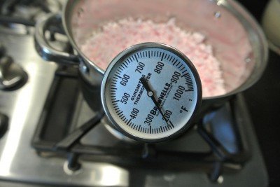 You need a good thermometer with the appropriate temperature range. 