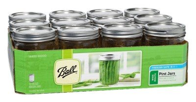If you plan to stay in one place glass canning jars are fine, but make sure to get a bunch of extra lids they can only be used once. 