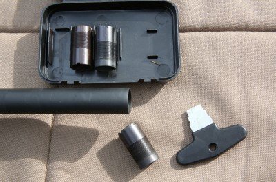 The (Real) AR-15 Shotgun - Hot Rodding the RAAC MKA 1919 One nice thing about this gun is that it has screw in choke tubes, that it comes with.