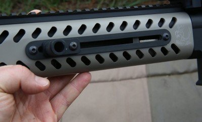 The (Real) AR-15 Shotgun - Hot Rodding the RAAC MKA 1919 The coolest feature of the upgrade is the forward charging handle.