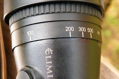 The objective (front) lens has a parallax adjustment of from 50 yards to infinity. Simply rotate to the appropriate range or until you have the sharpest focus.