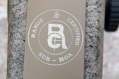 Certified and guaranteed to shoot less then 1 moa accuracy. The smallest group at the range was 0.37. Promise delivered.