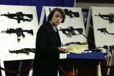 Sen. Dianne Feinstein (D-CA), the architect of the 2014 bill to ban so-called "assault weapons. 