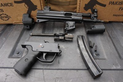 Take-down is easy. This makes cleaning, even in the field, much easier.