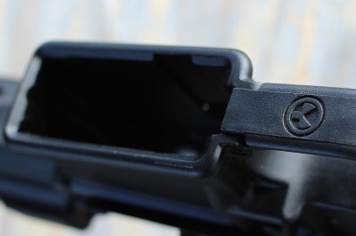 The Perfect Package: PWS's MK107P The Magpul trigger guard is wider enough to act as a rest for the trigger finger.