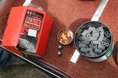 Caps, balls, powder....