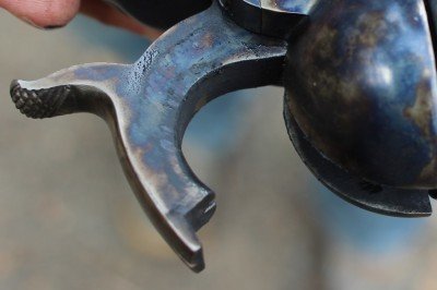 Tihs gun gets dirty fast. The build up here is from 5 shots.