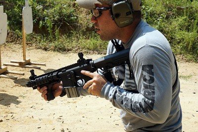 The A*B Arms P Grip--Review Getting down on a compact SBR isn't always ergonomically graceful.