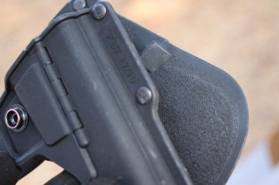 Fobus's Any Light Tactical Holster The shell is riveted together, and well molded.