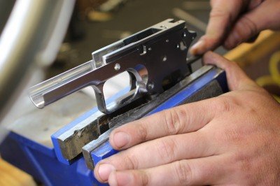 Guncrafter Industries 9mm CCO--Review Almost all the work is done with files and sandpaper.