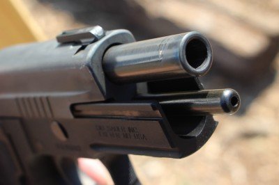 The Best SIG P226? The TacOps--Review The barrel tips up, but just slightly.