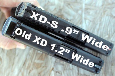 Springfield Armory--SHOT Show 2015 That .3" difference is a big selling point for the XD-S.