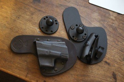 Holster Anywhere--The CrossBreed RAM Mount The system comes in four basic pieces, and connects in seconds.