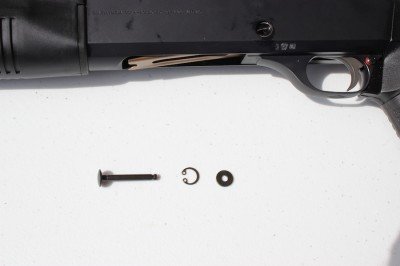 Benelli M4 Raven Stock from ATI Make sure you have a clean workspace and good organization, as some of the guns parts are small and springy.