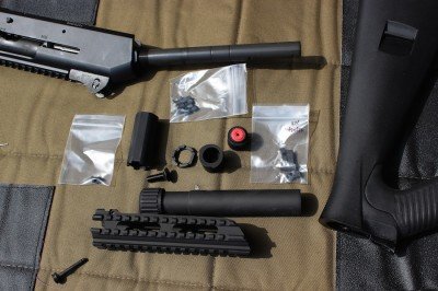 Benelli M4 Raven Stock from ATI The whole installation took us close to an hour to complete.