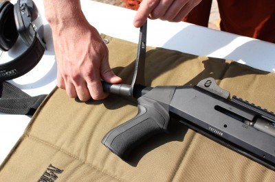 Benelli M4 Raven Stock from ATI The instillation shouldn't require any special tools.