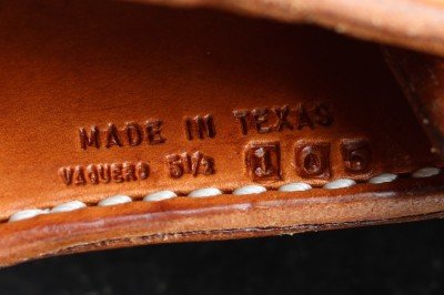 Made for a 5.5" Vaquero. Says so right here. El Paso Saddlery makes some incredible leather holsters.
