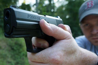 The P2000sk is a small gun that presents like a much larger pistol.