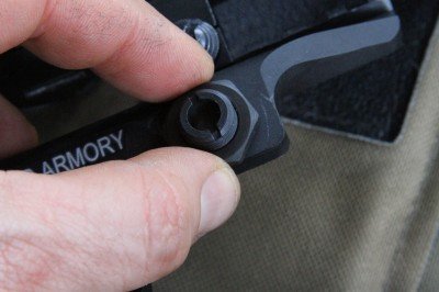 Trick to the miltary/standard/Springfield mount is that rear thumbwheel. When you take it off, you can adjust the windage on the mount with the underlying collar.
