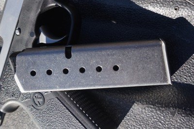 Kahr CT380--The Perfect Pocket Pistol? Welded steel mags that show each round clearly--a nice touch.